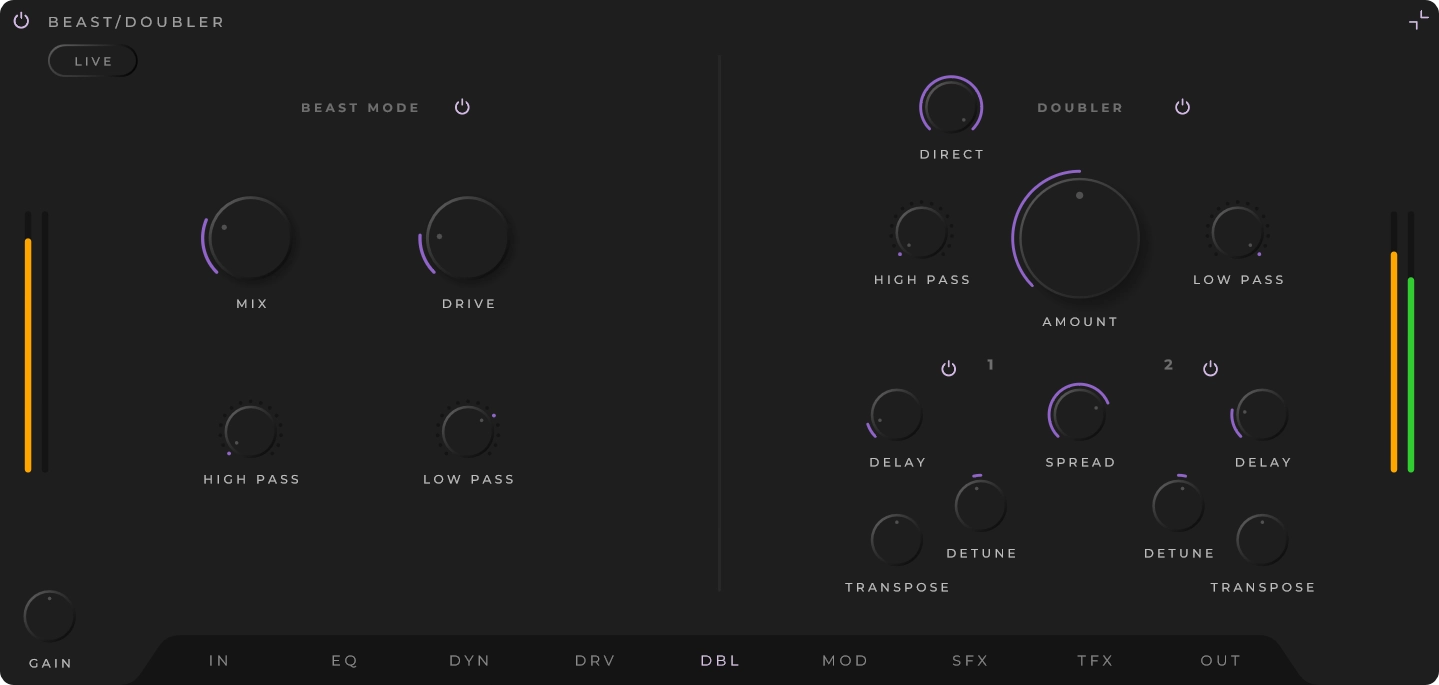Banshee Doubler & Beast module