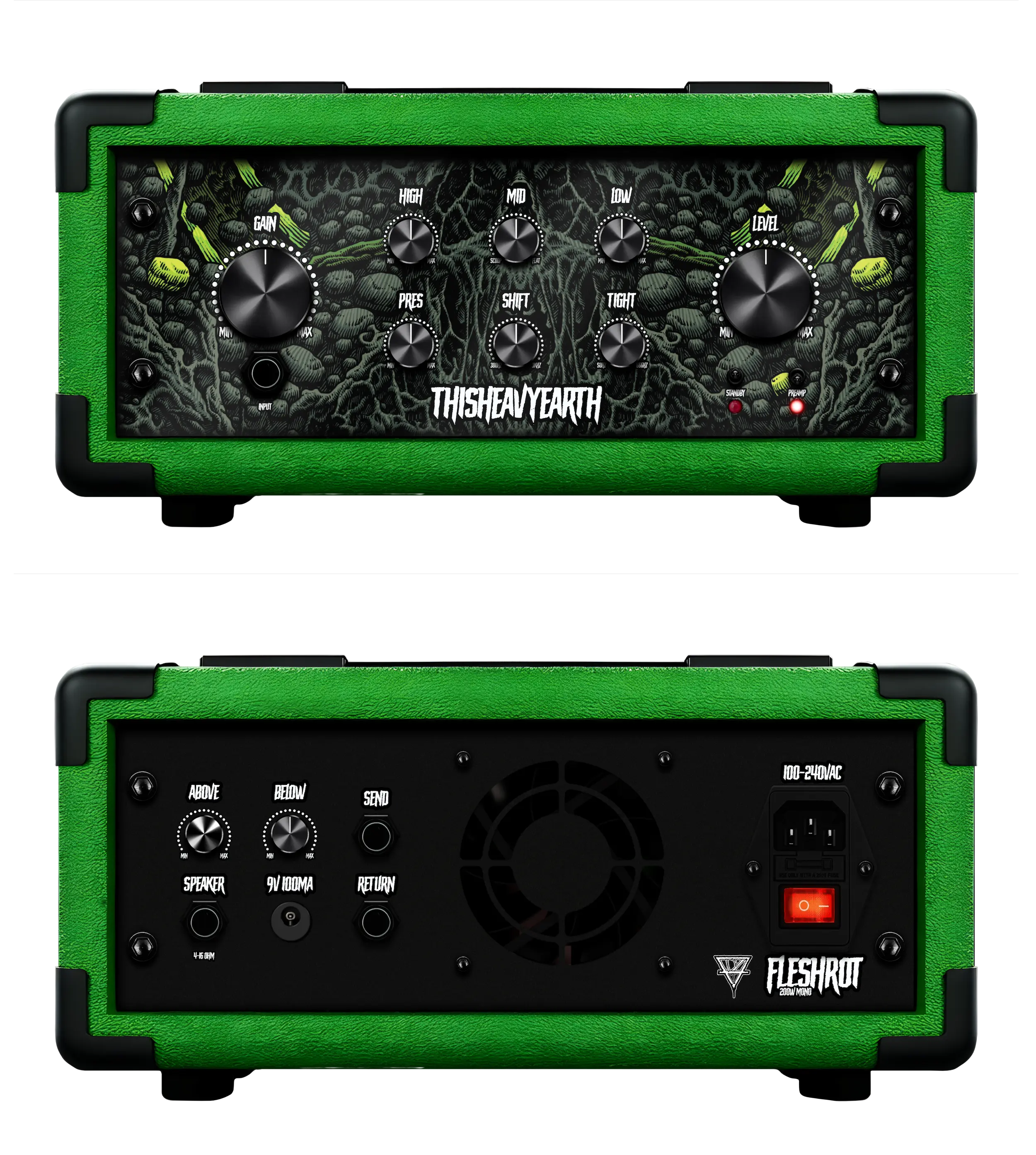 Fleshrot amplifier section