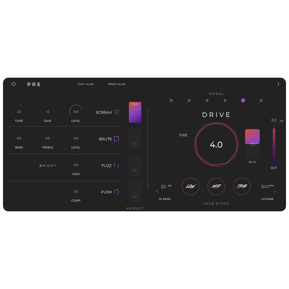 Preamp section